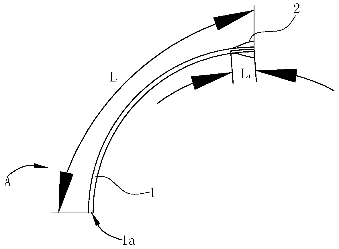 Blade for centrifugal fan impeller, centrifugal fan impeller and extractor hood