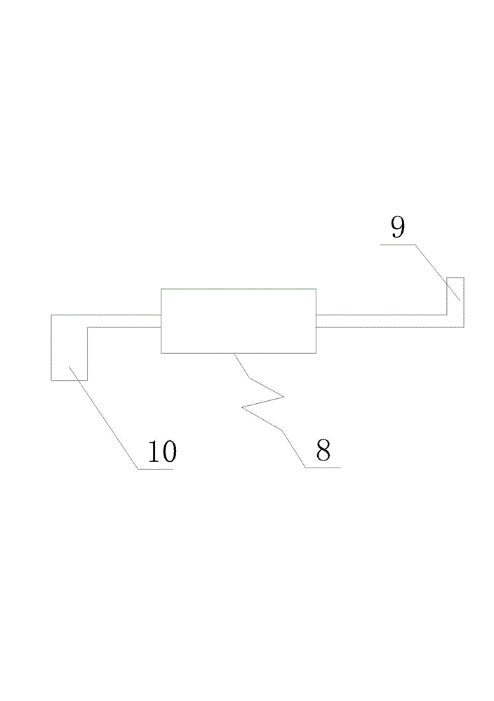 Detection method of automobile glass louver