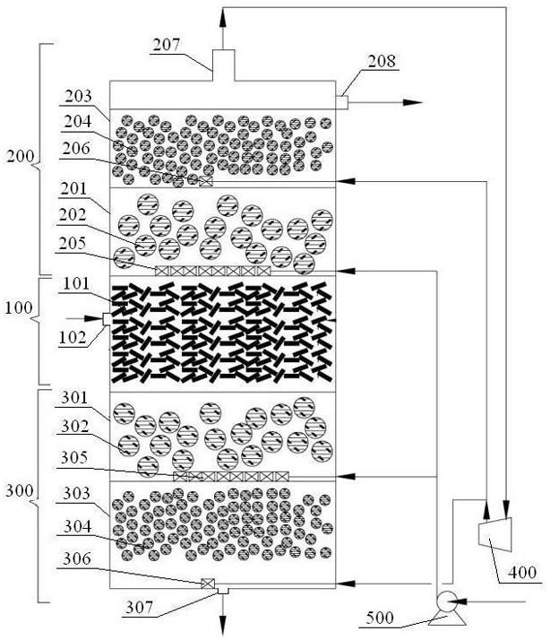 Device and method for coupling crude oil desuspension and oil-water separation