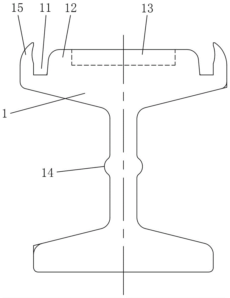 Copper-aluminum composite conductive rail and manufacturing method thereof