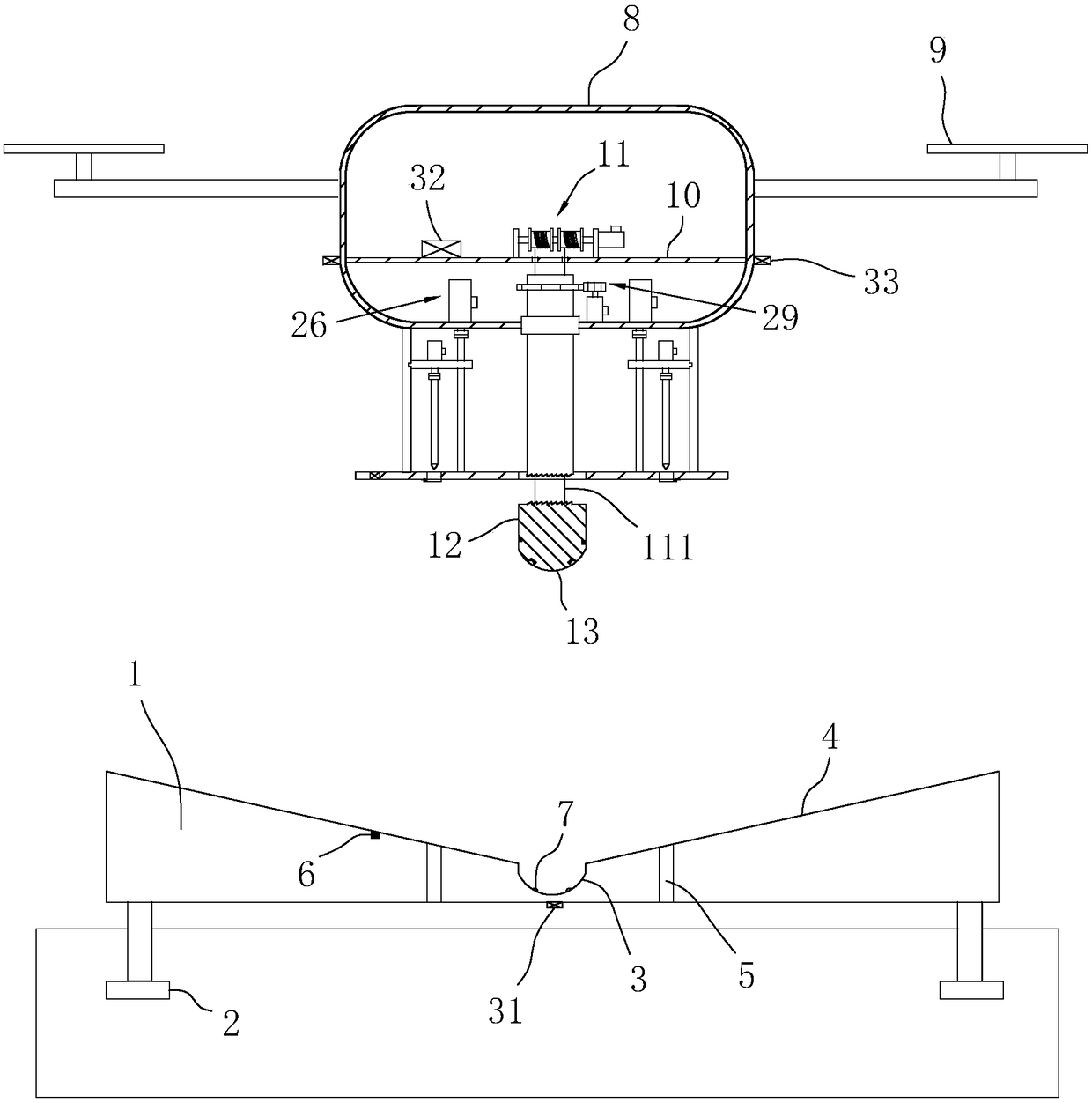 Construction based soil sampling monitoring system and method