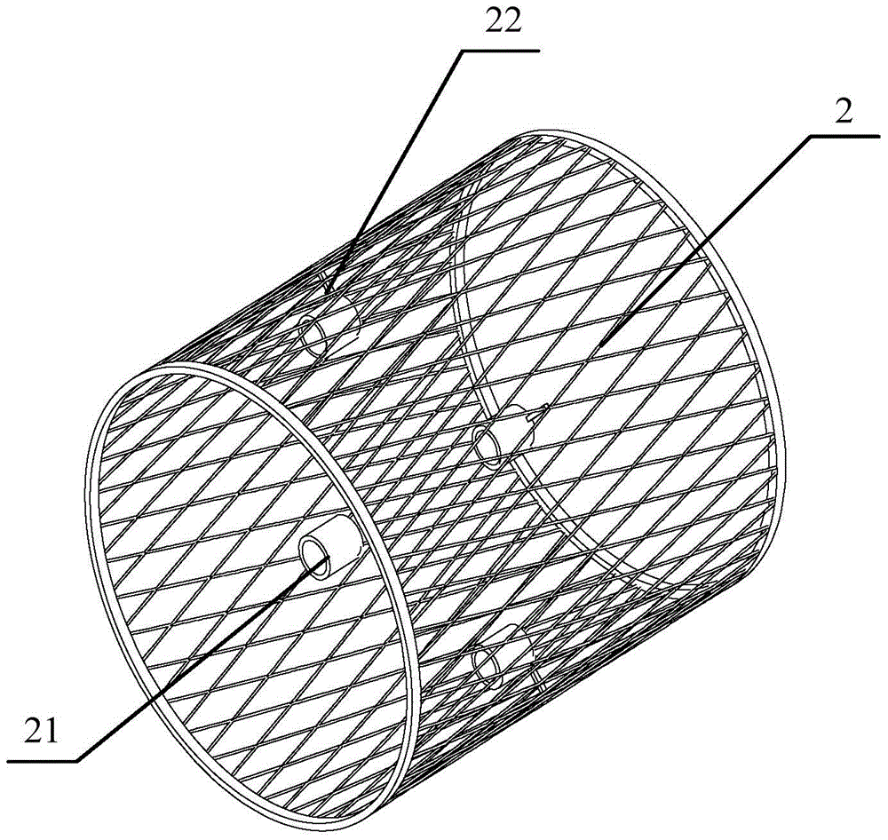 A wall-piercing bushing with a shielding structure