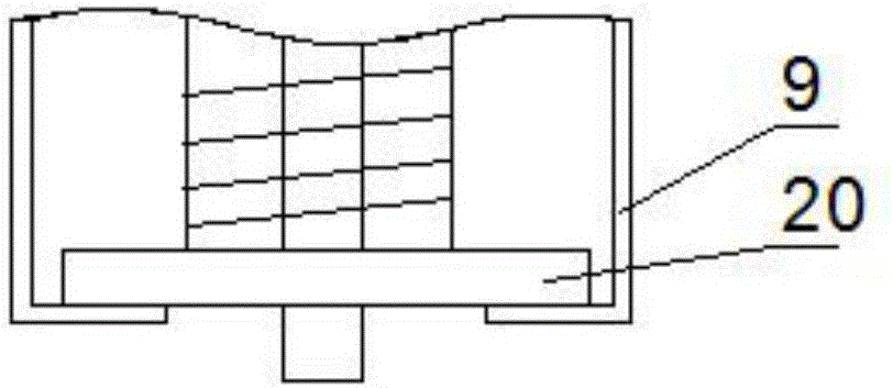 Split-type bladder irrigation drainage liquid container