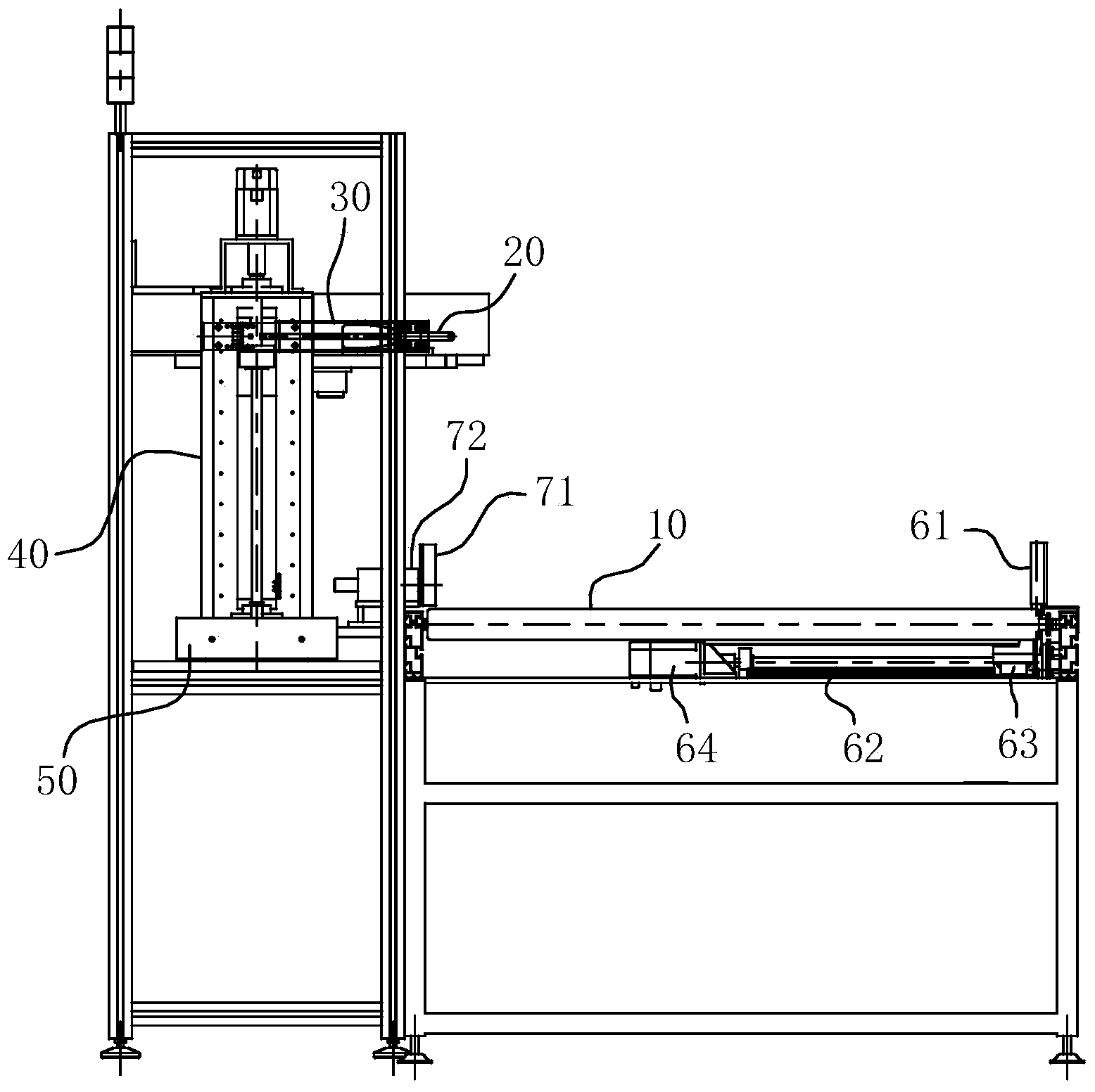 Automatic leakage detecting device for household air conditioner finished products