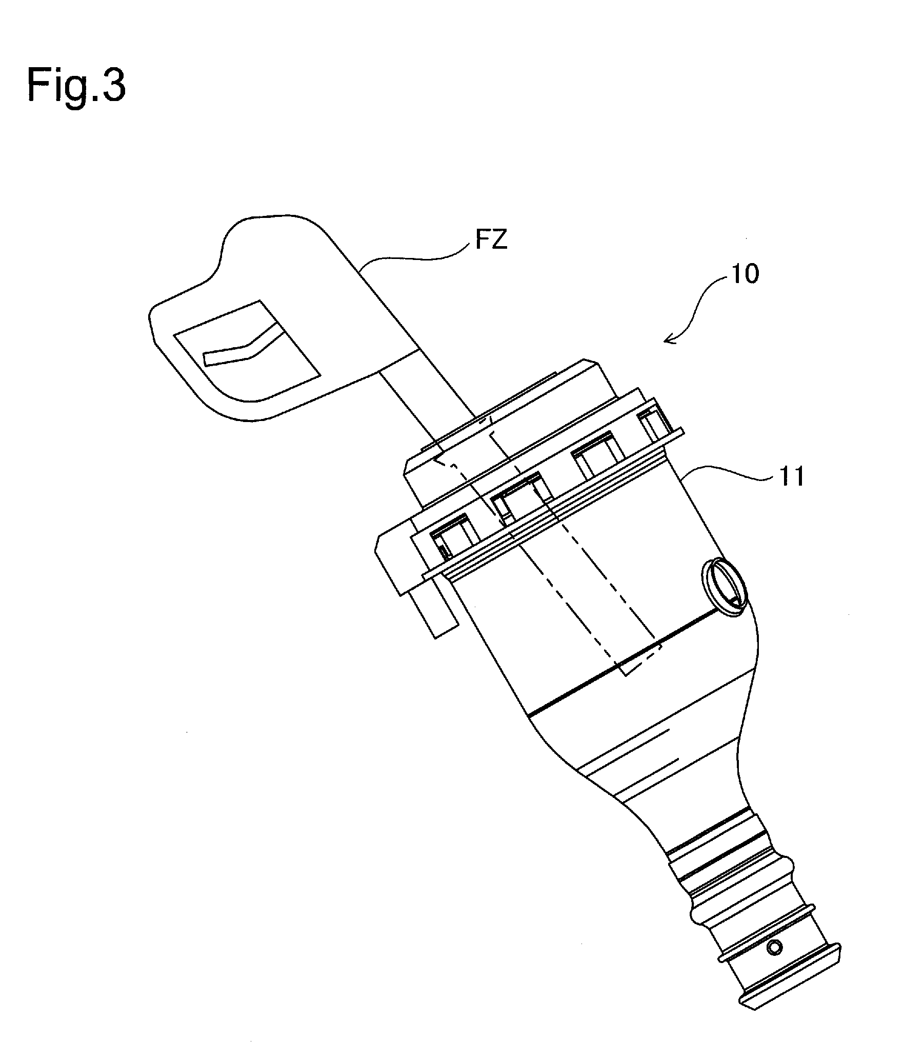 Fuel tank opening and closing device