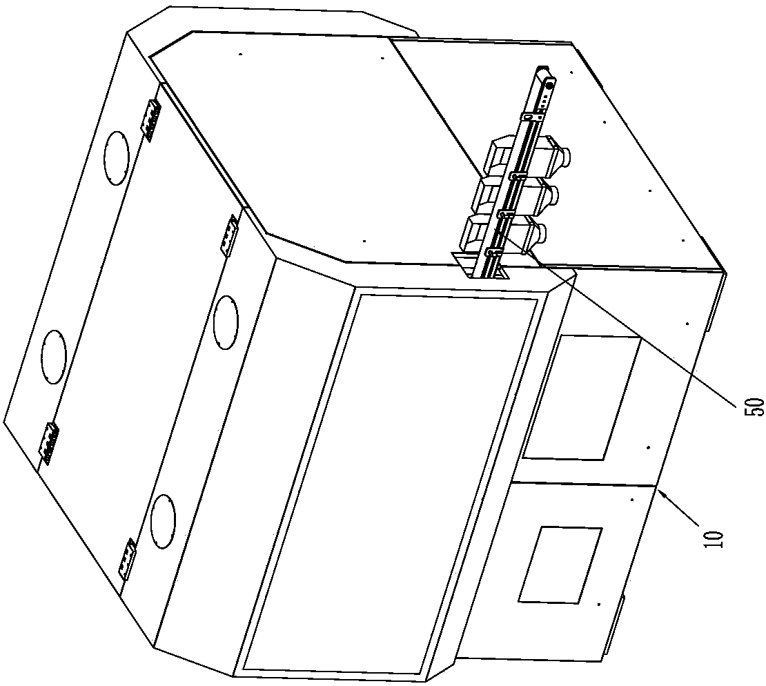 Stable and smooth molding machine structure with low failure rate