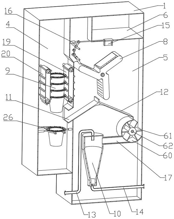 A compound waste oil filter equipment