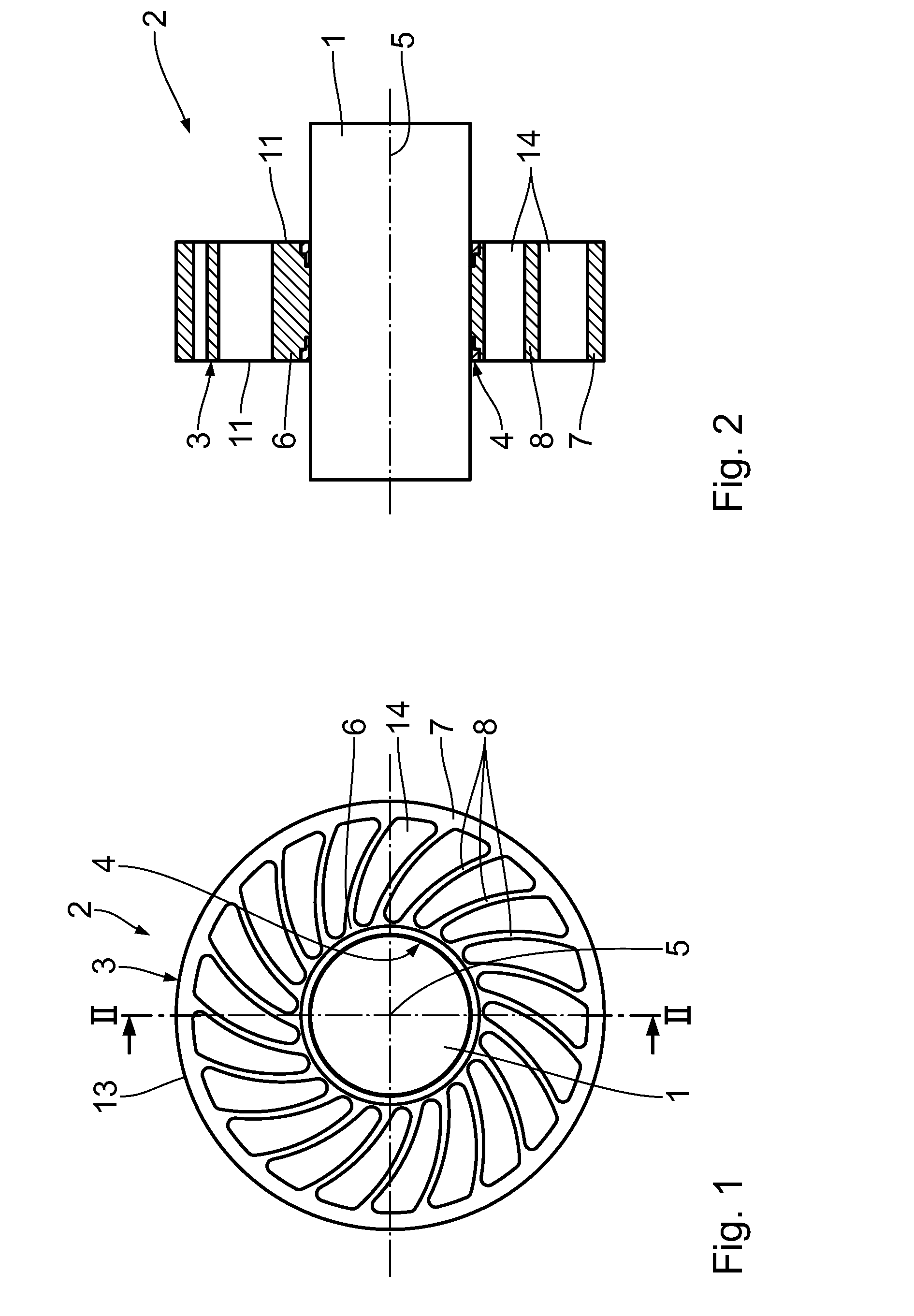 Guide wheel arrangement