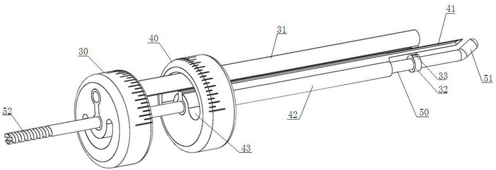 Femoral tunnel dial-type localizer for arthroscopic anterior cruciate ligament reconstruction