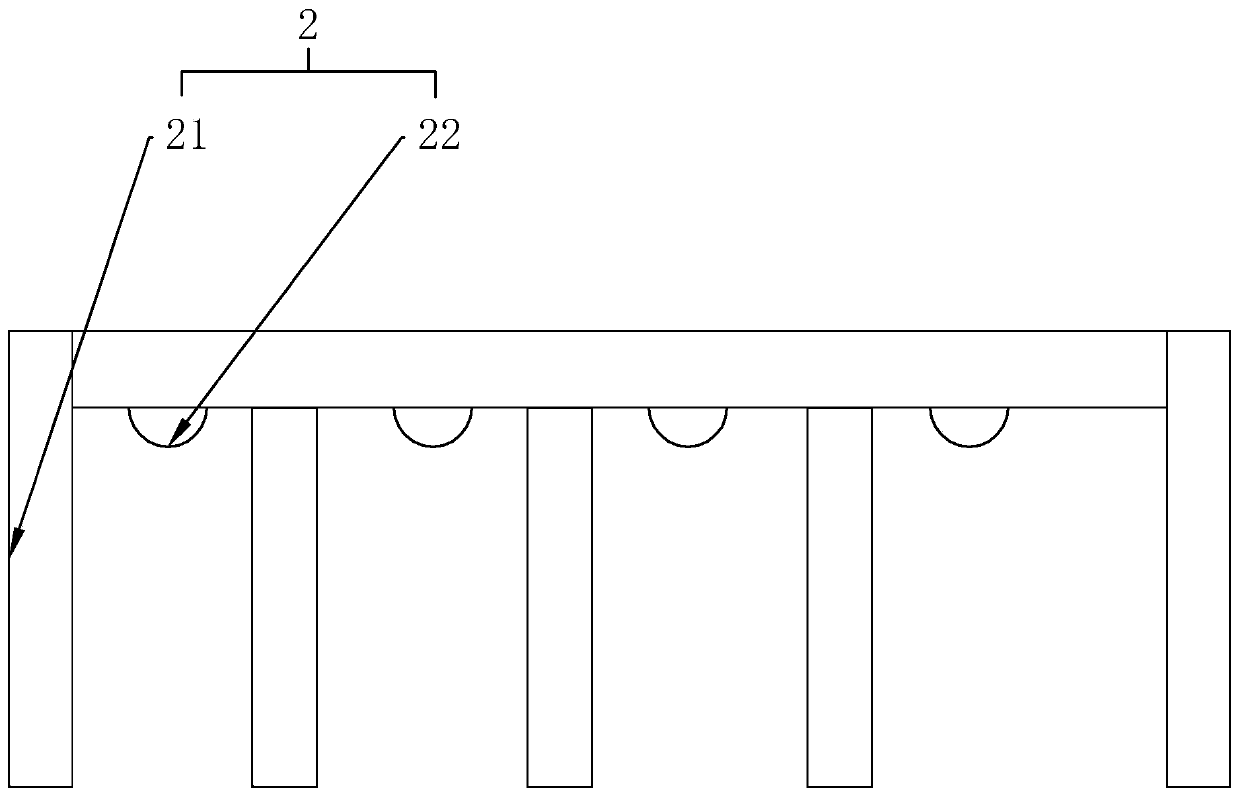 Tray array one-time conveying device