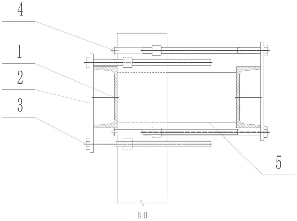 Recyclable steel crown beam