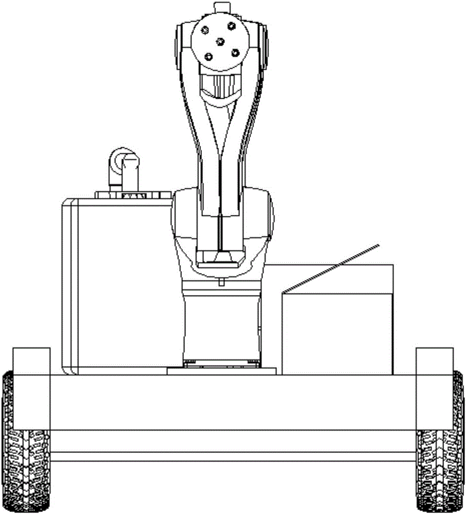 Full-automatic roof leakage finding and repairing robot and leakage finding and repairing method