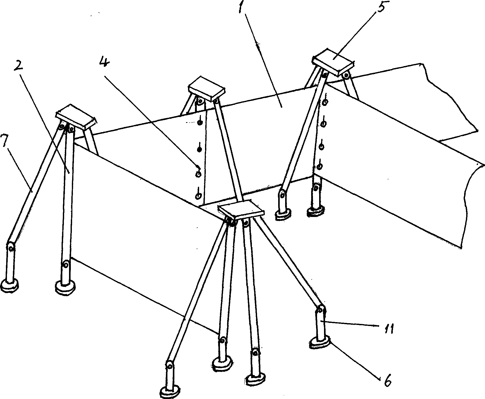 Detachable multifunctional fire retardant equipment used in connection