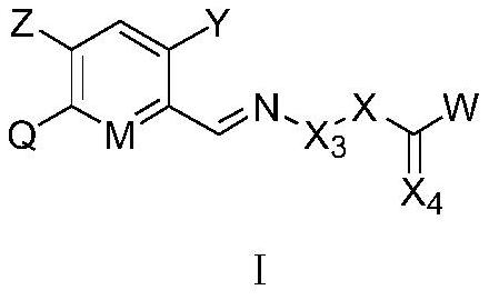 Carboxylic acid derivative substituted imino aryl compound as well as preparation method, weeding composition and application thereof