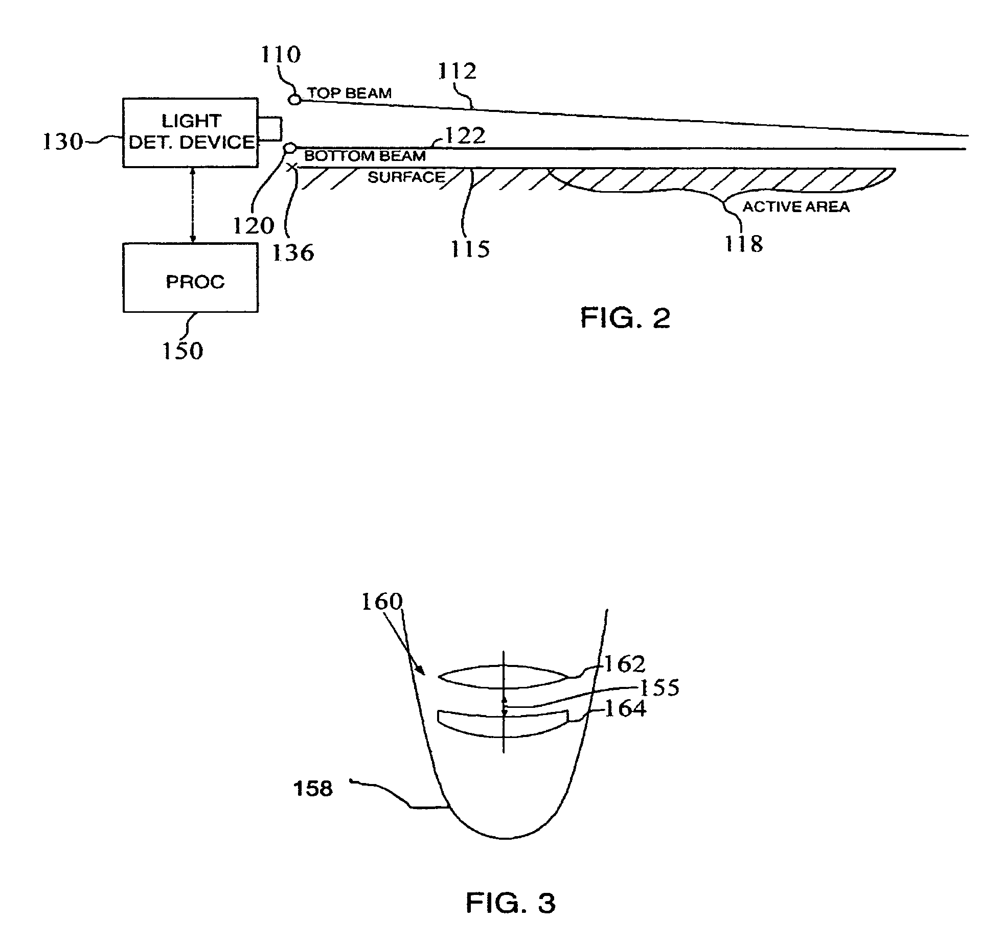 Method and apparatus for approximating depth of an object's placement onto a monitored region with applications to virtual interface devices