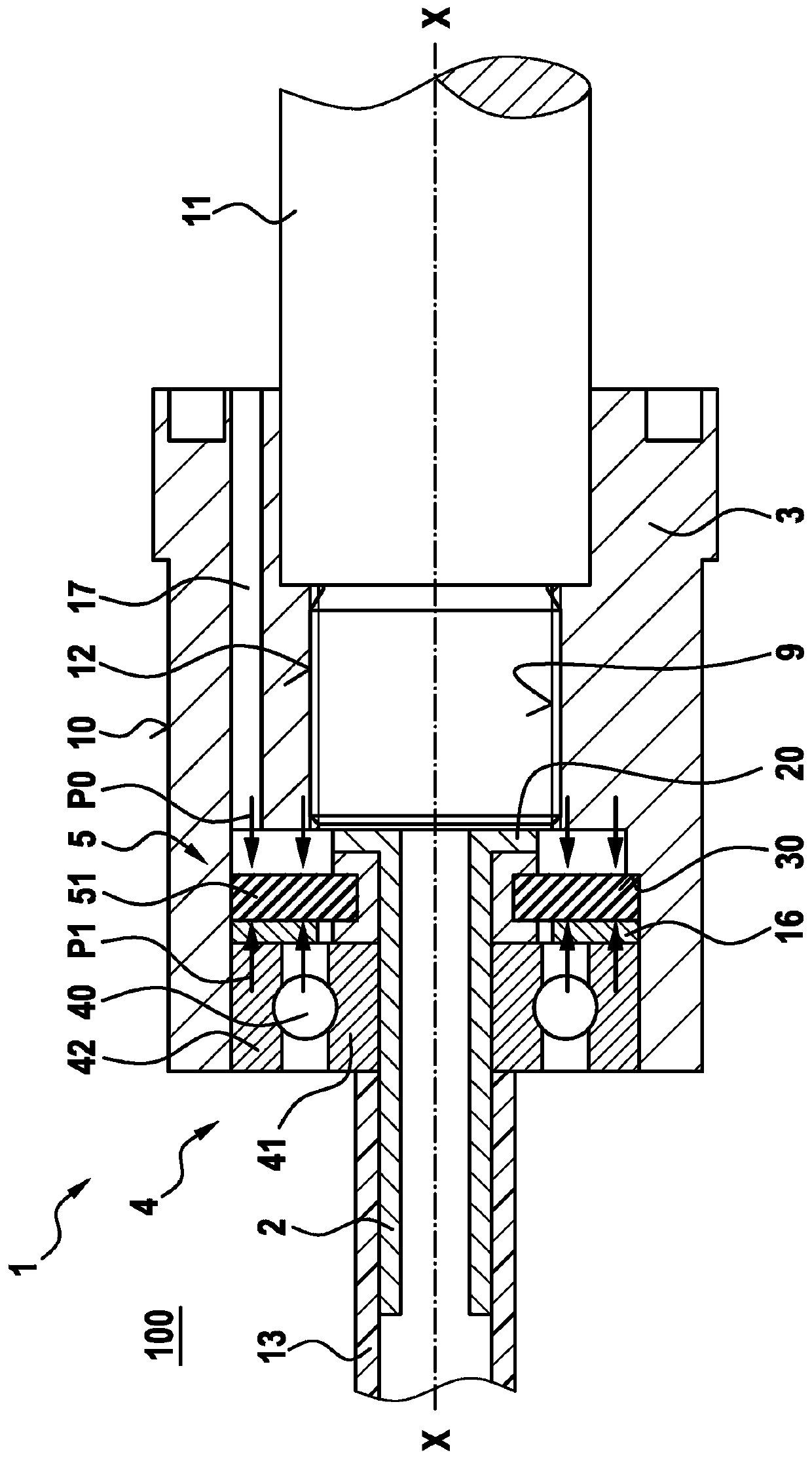 Rotary leadthrough and crankshaft assembly