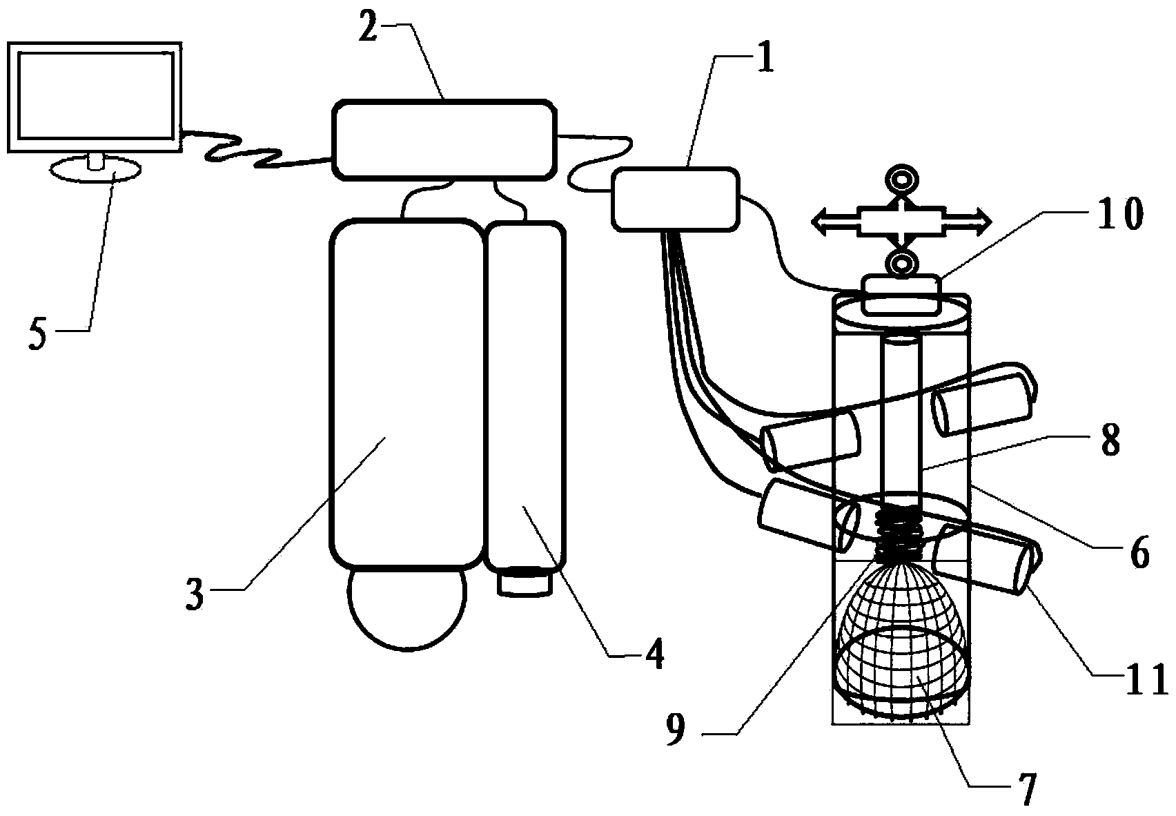 Air net-launching-type salvage net system