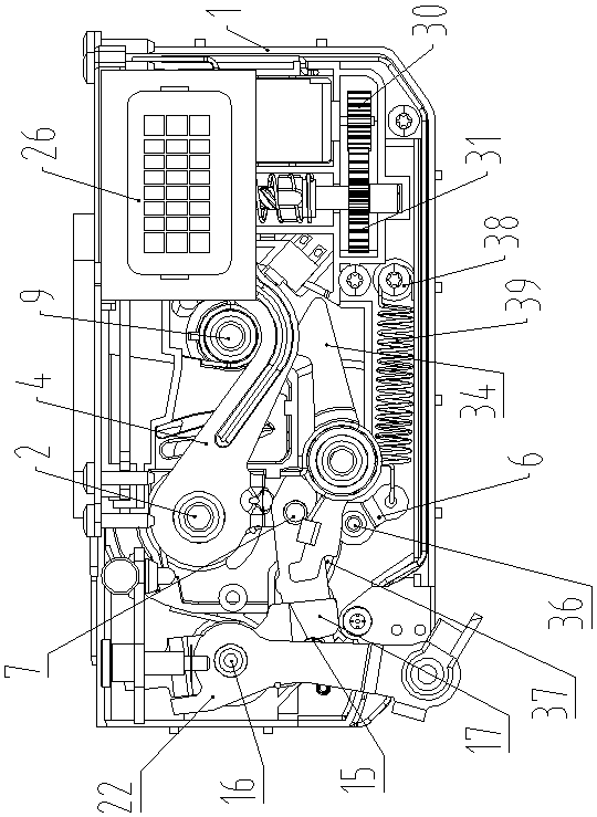 Intelligent electric opening car door lock