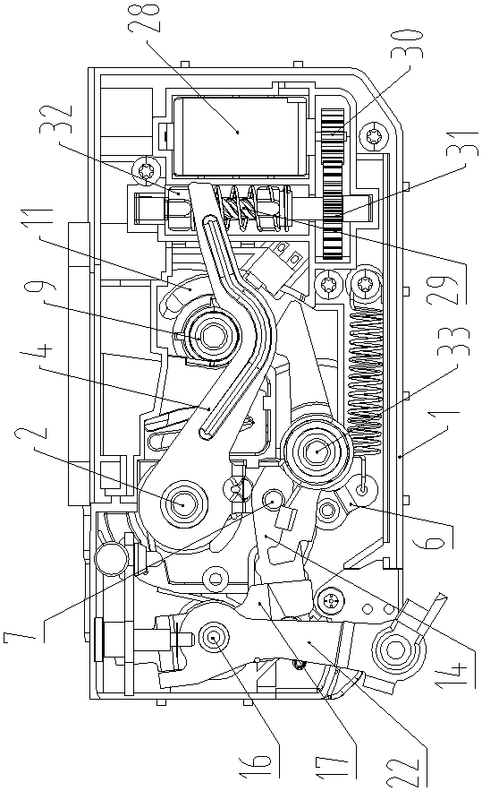 Intelligent electric opening car door lock