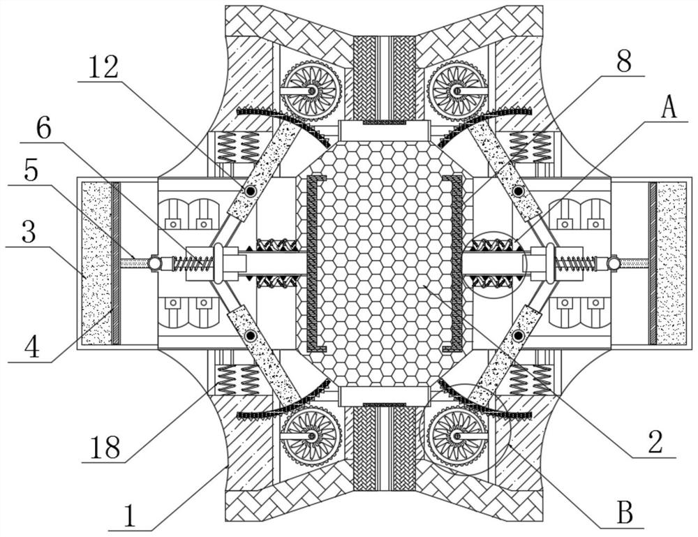 Spring center reinforcing forming device