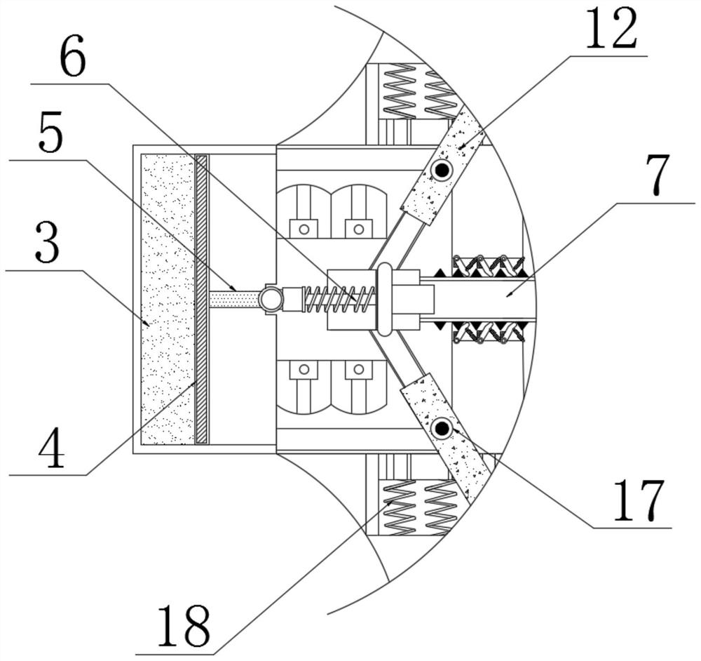 Spring center reinforcing forming device