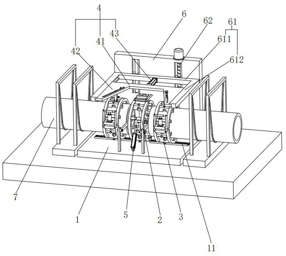 A steel gas pipeline hydraulic external counterpart