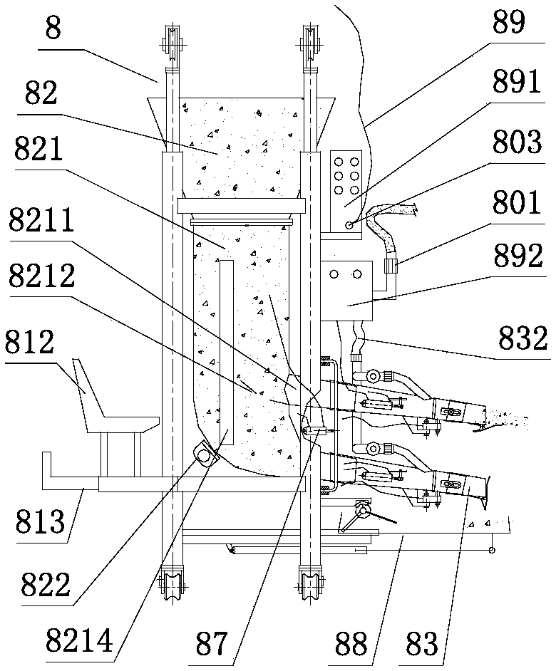 Feeding machine with weighing system