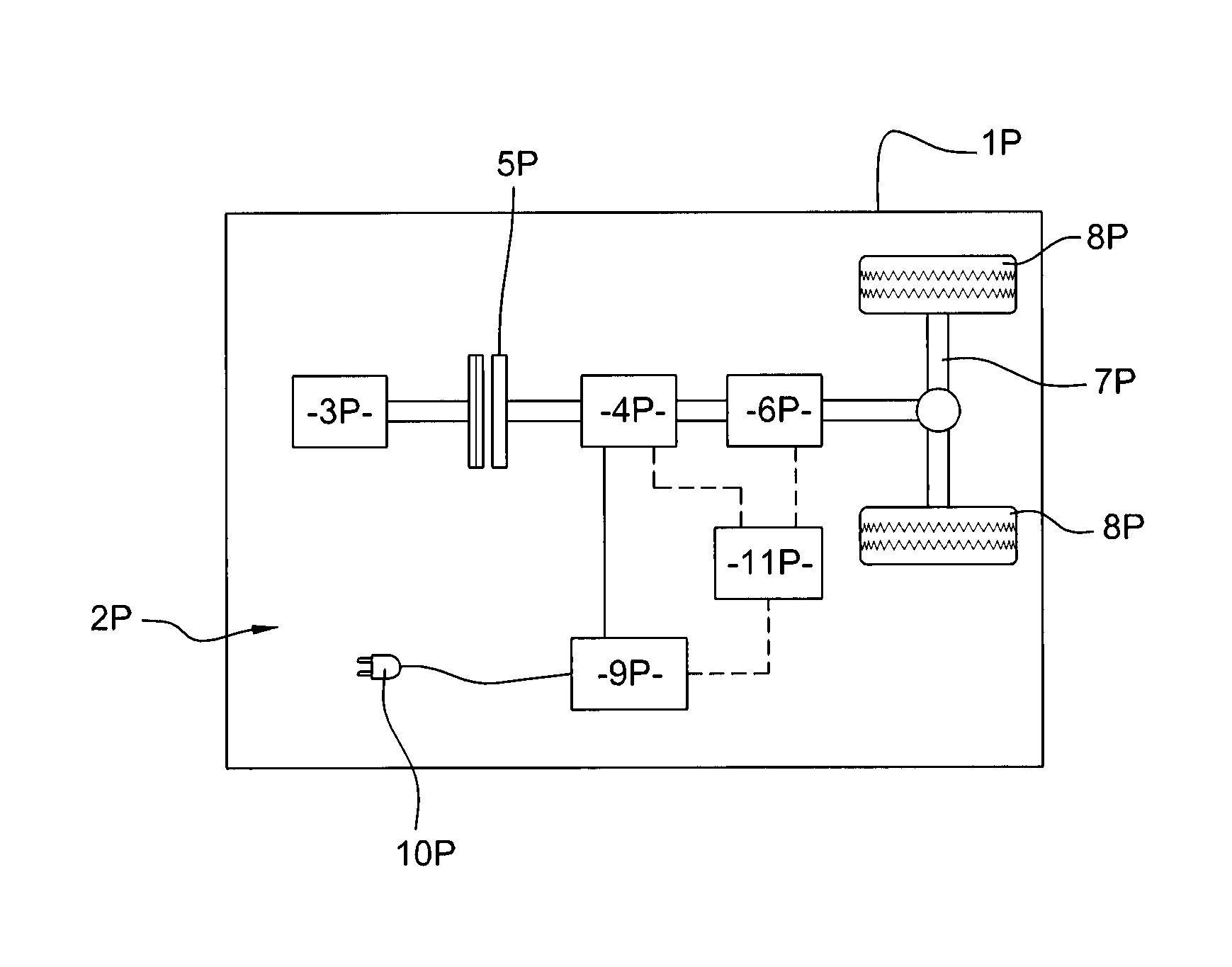 Method for controlling a hybrid traction assembly and hybrid vehicle controlled according to such a method