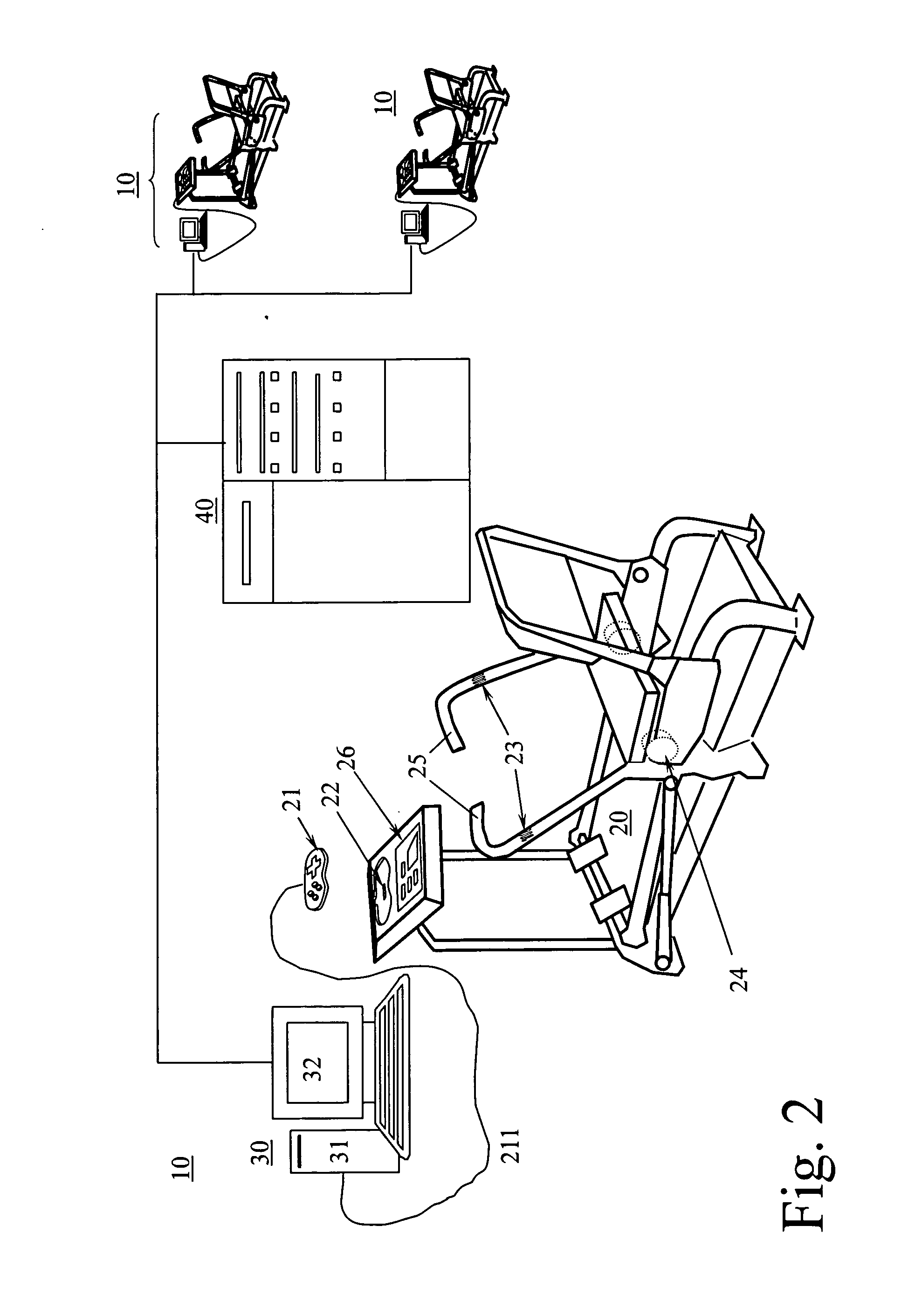 Multifunctional virtual-reality fitness equipment with a detachable interactive manipulator