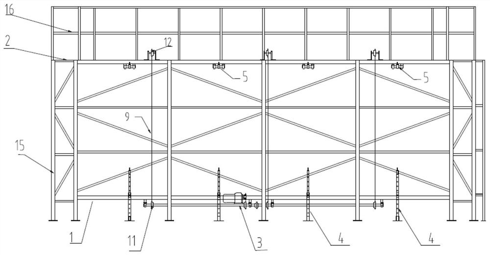 A modular rapid construction method for deep foundation pit structure beam reinforcement skeleton