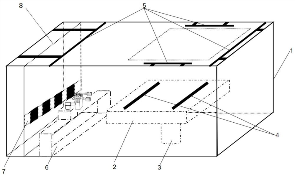 Unmanned aerial vehicle battery reloading platform based on manipulator and reloading method