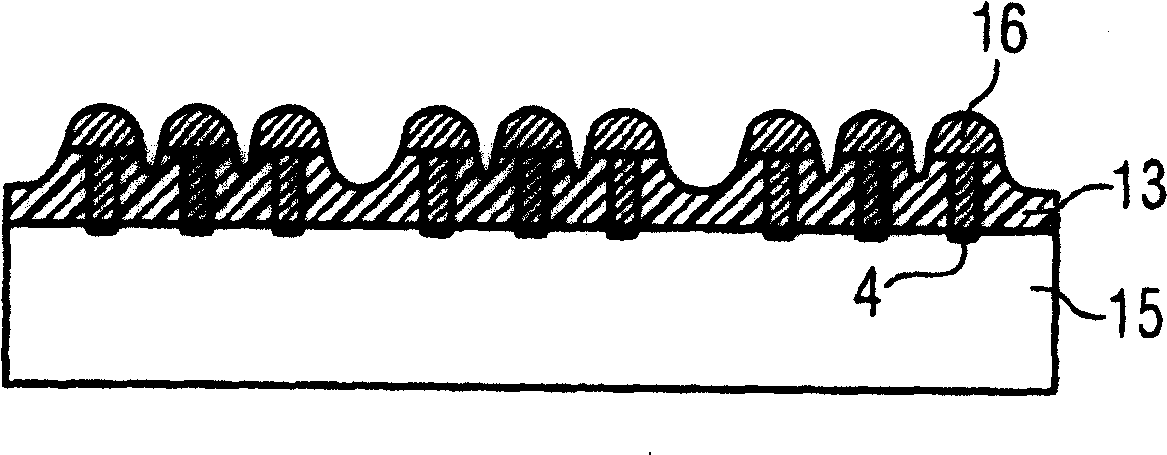 Semiconductor package with contact support layer and method to produce the package