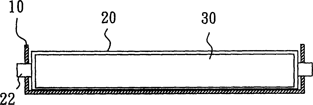 Base assembly for flat display and assembling method thereof