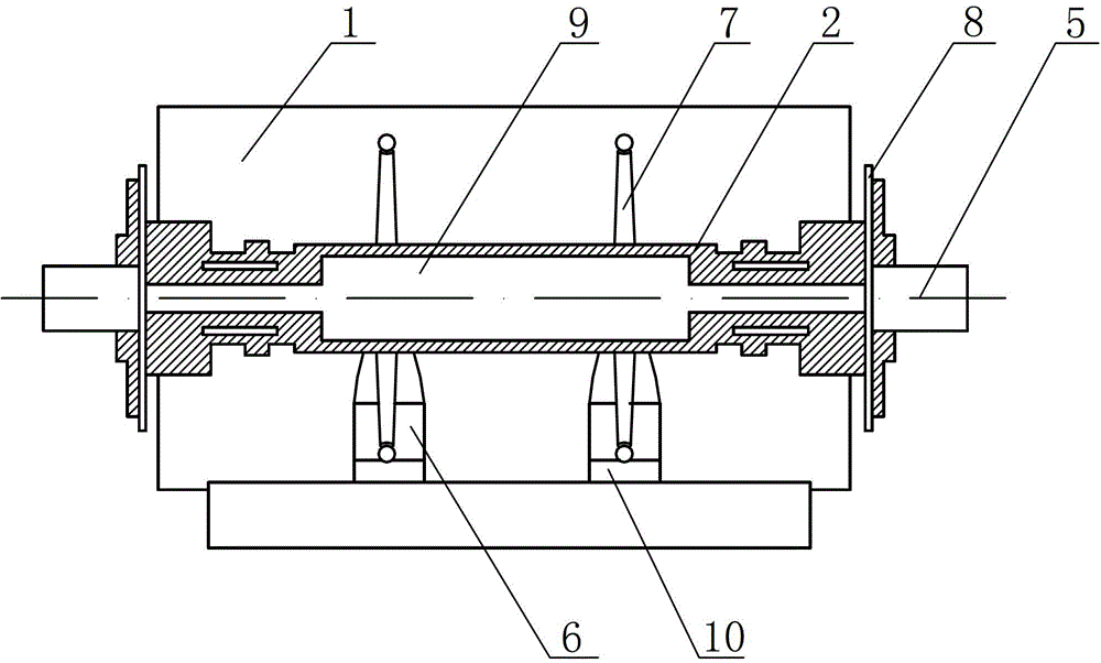 Drum-type double-row pneumatic seed metering device for potato planter