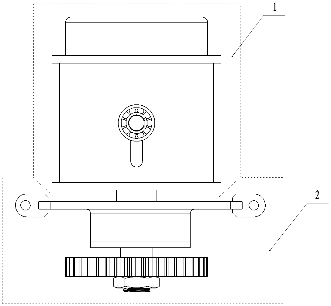 Clamping device for fruit detection and grading