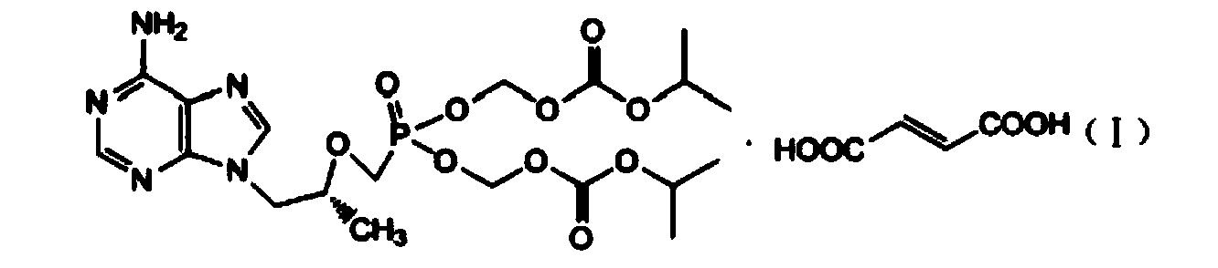 Preparation method of high-purity fumaric acid tenofovir disoproxil fumarate