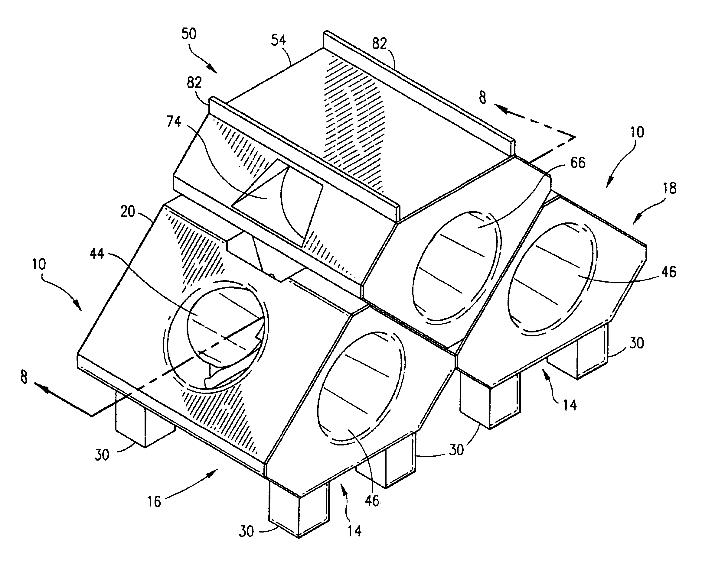 Modular artificial reef, sea wall and marine habitat