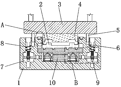 Damage-prevention ejection part for stamping die