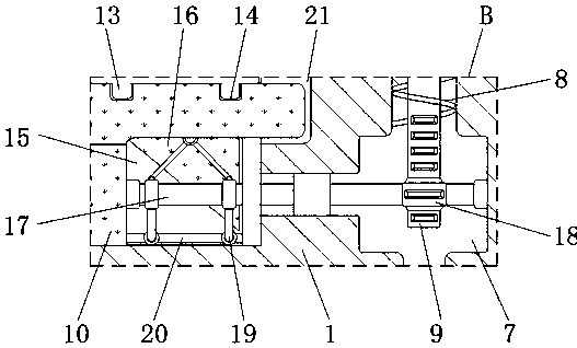 Damage-prevention ejection part for stamping die