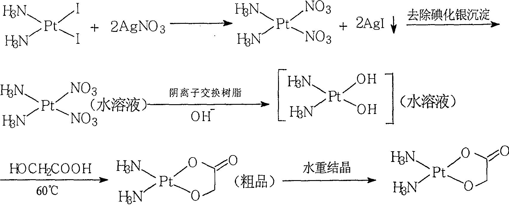 Method of preparing nedaplatin with ultra-low content of silver