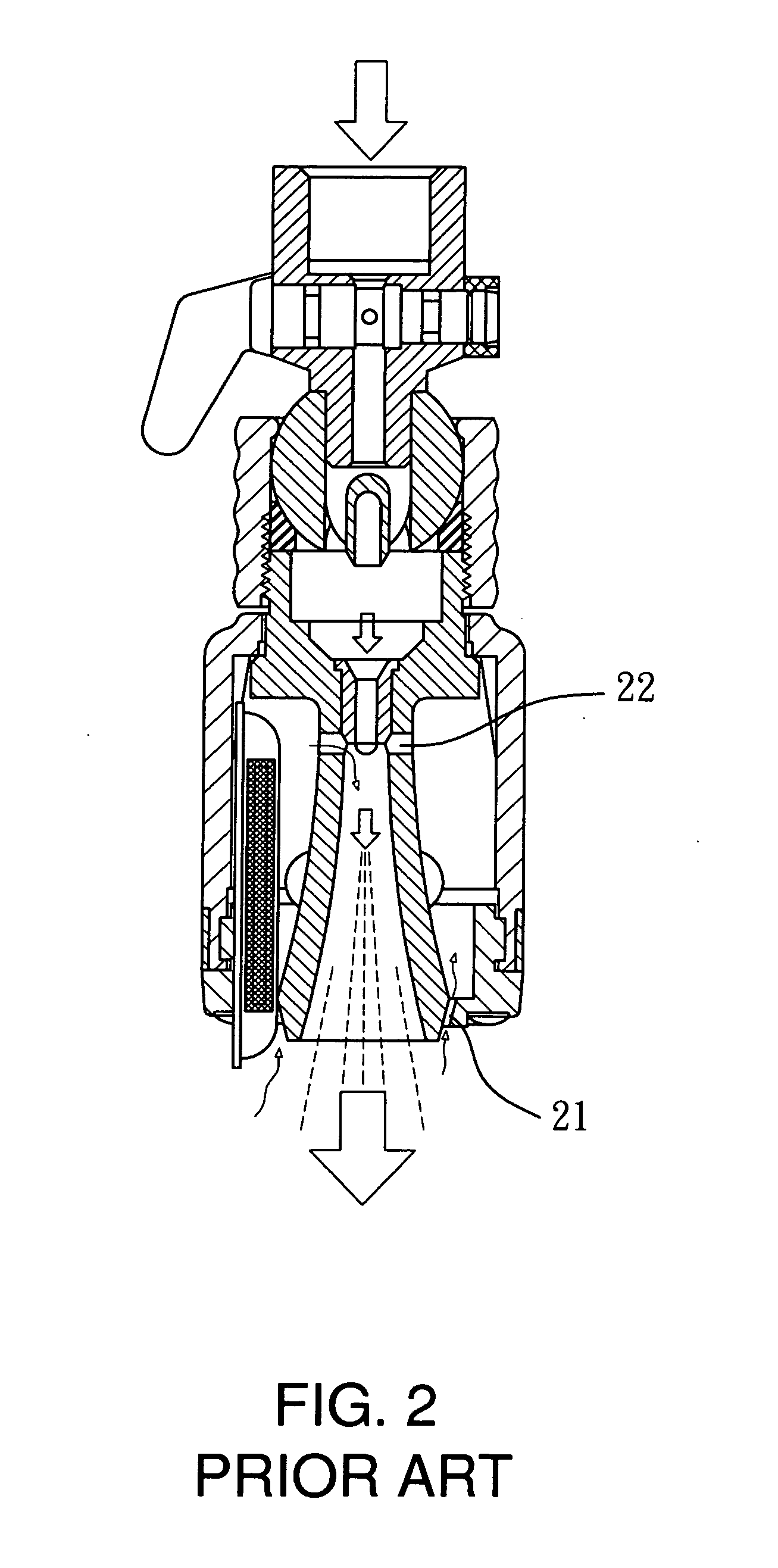 Pressure boosting showerhead