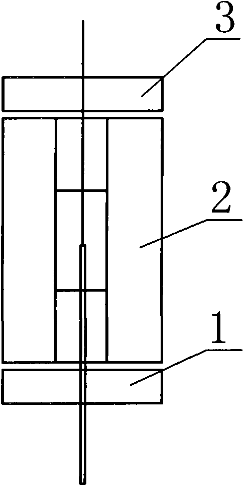 Probe for quick tester of hydrogen content in aluminium alloy fusant and manufacturing method thereof