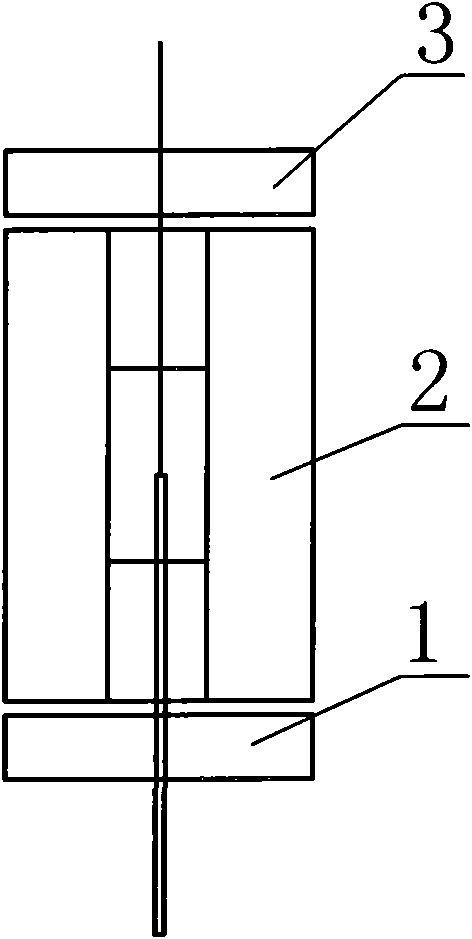 Probe for quick tester of hydrogen content in aluminium alloy fusant and manufacturing method thereof