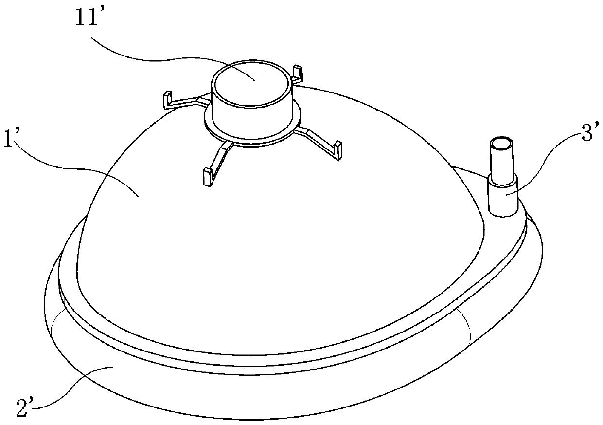 Medical mask with operation opening