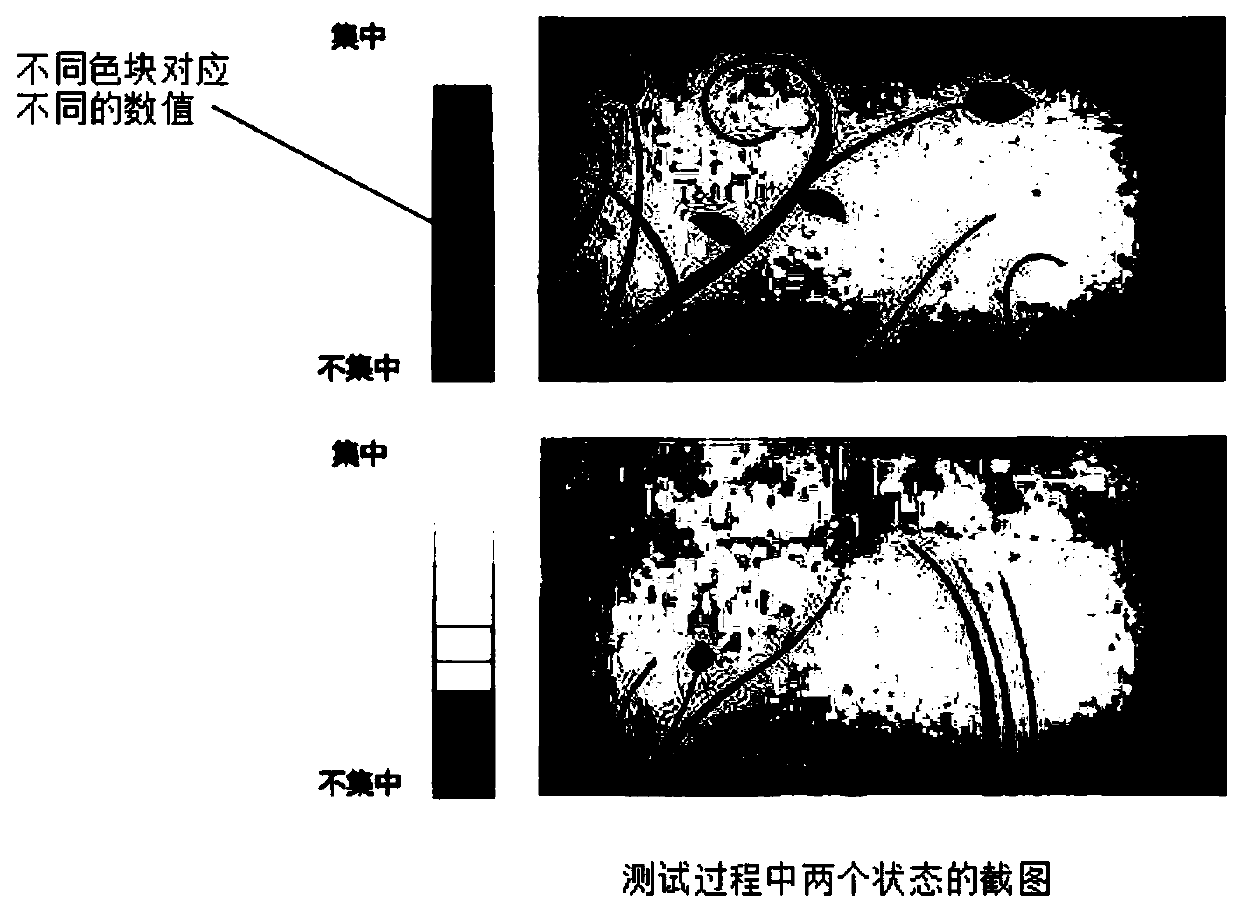 A real-time human brain attention test and training system based on eeg