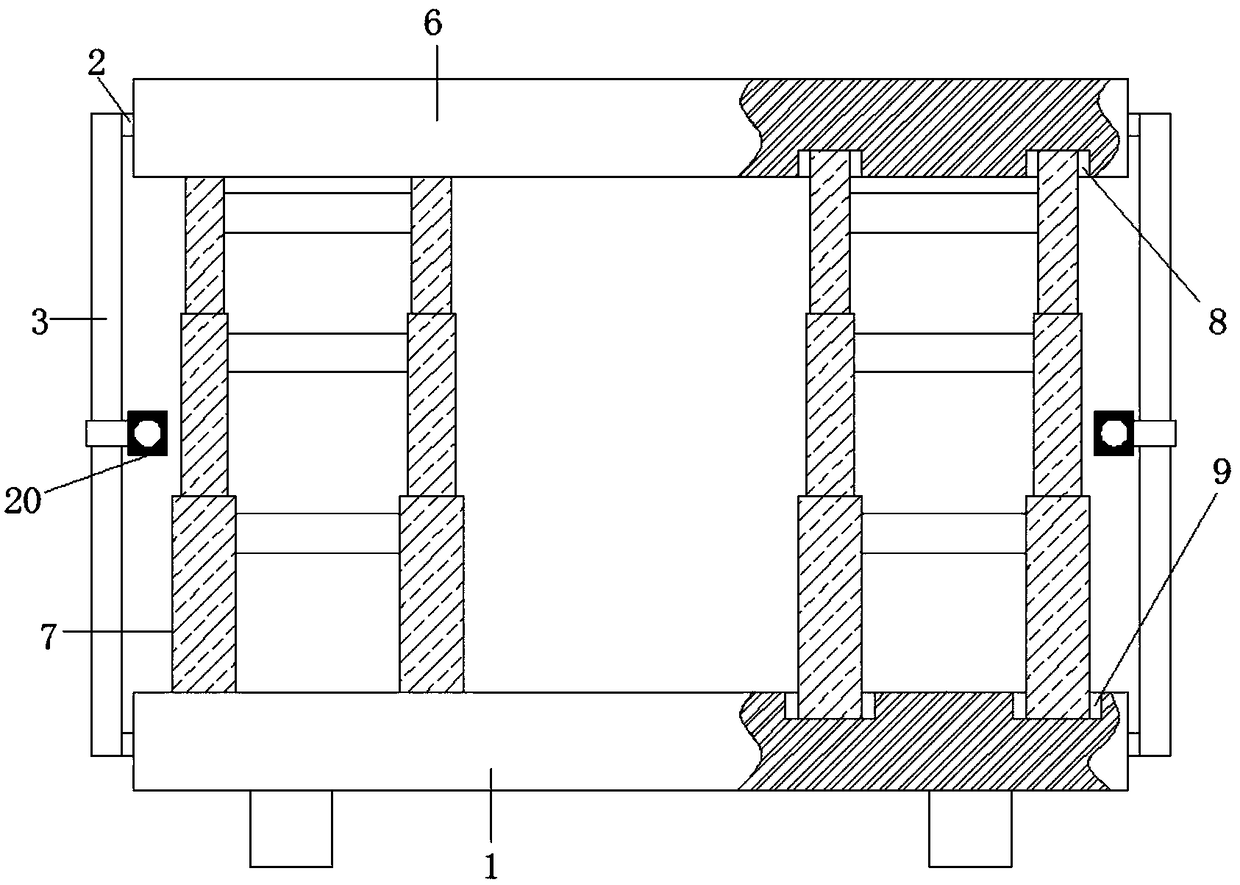 Vertical folding type disaster relief folding bed