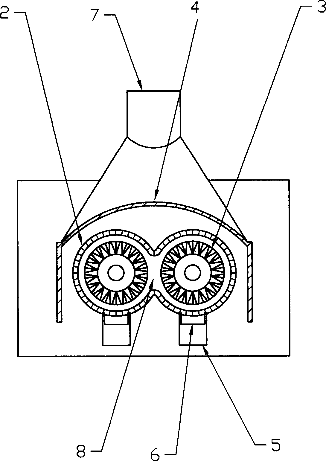 Technological process and apparatus for delinting of cotton seeds