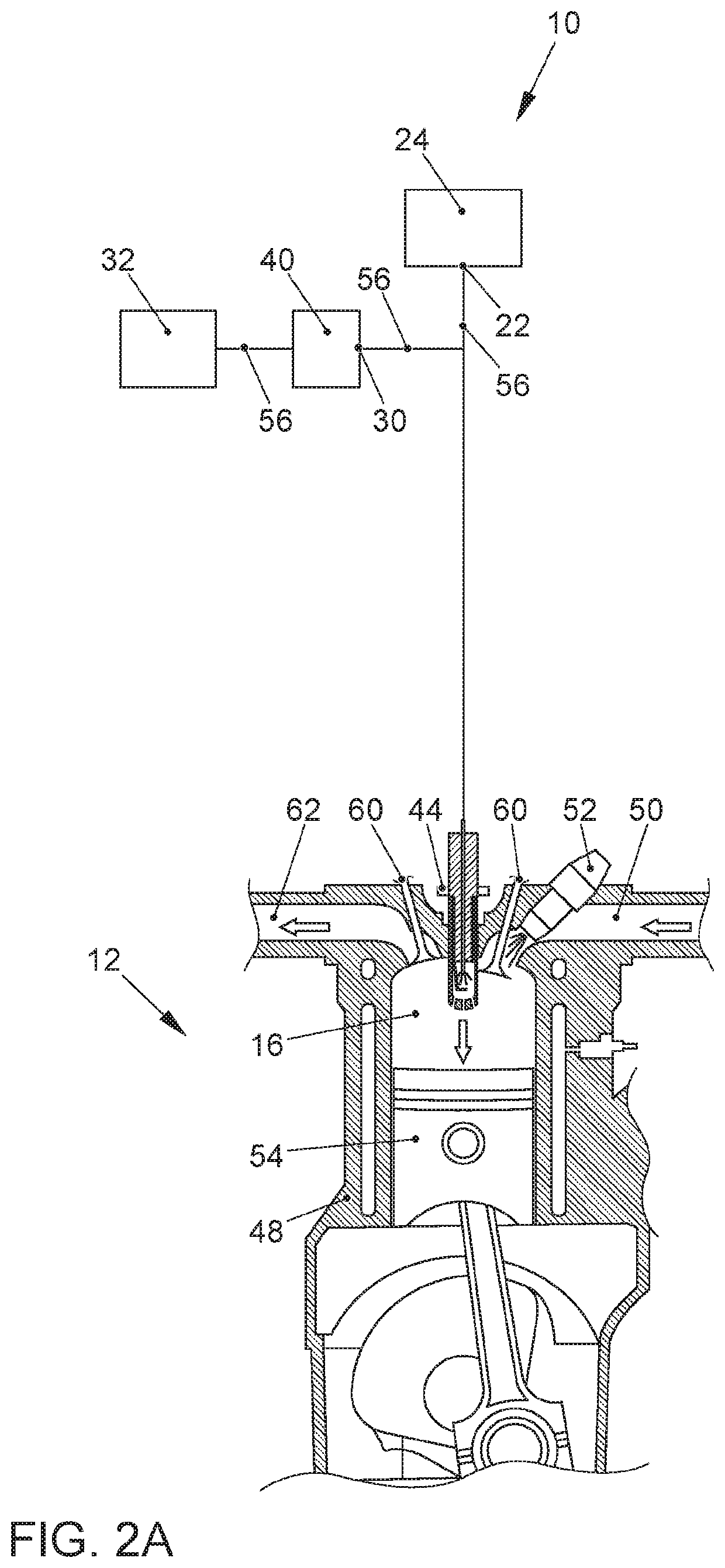 Ignition system having a high-frequency plasma-enhanced ignition spark of a spark plug, including an antechamber, and a method associated therewith