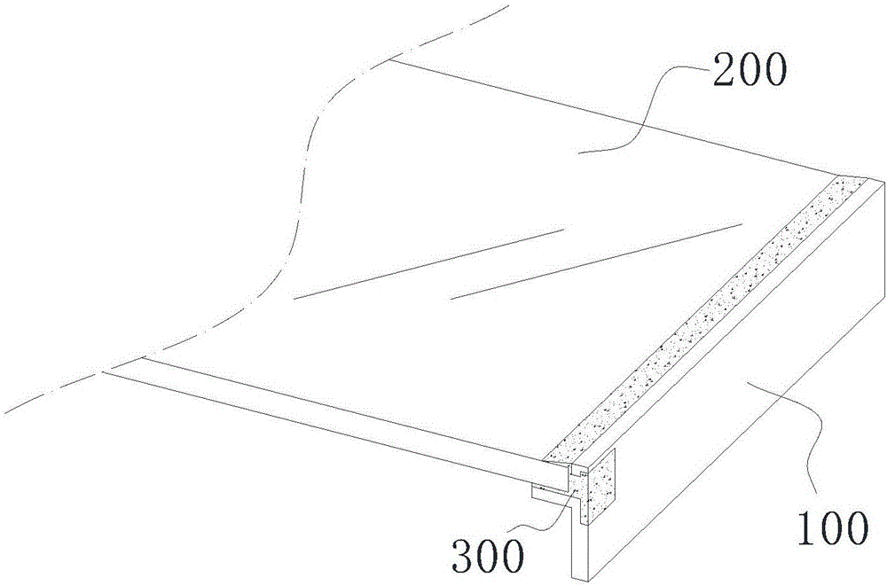 Adhesive sealing method, adhesive sealing structure and display device