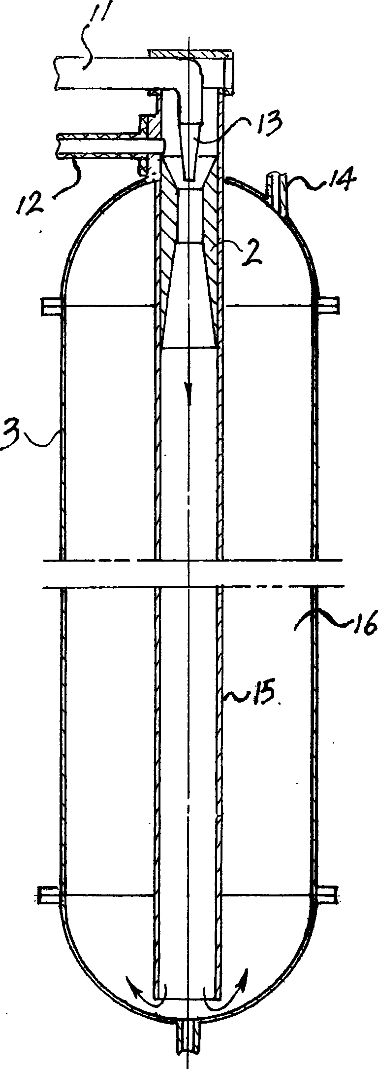 Post treating method and its device for producing weak alkaline high purity drinking water